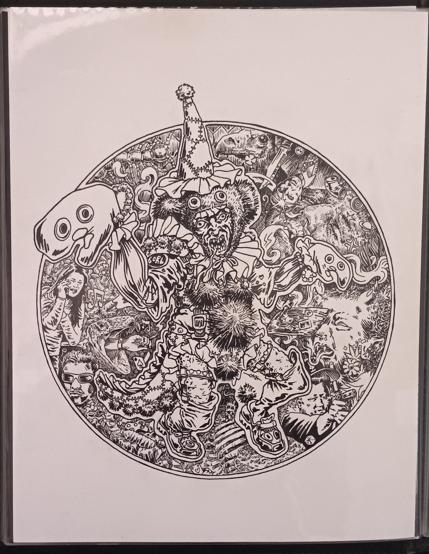 Back Cover of Borlo Comix Vol 1.