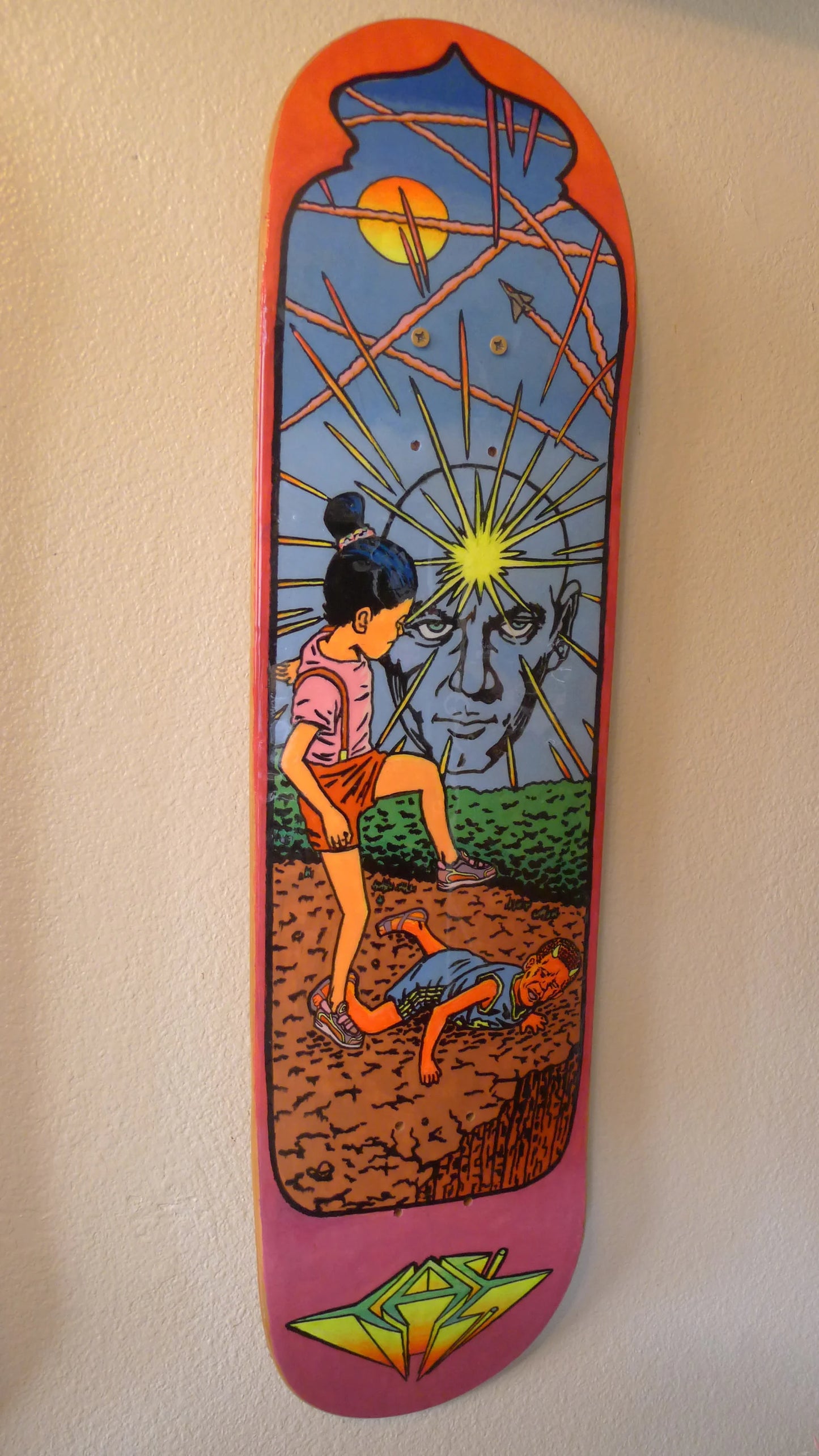 Influence Over Perception Skateboard